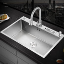 Modern Stainless Steel Kitchen Sinks Home Single Hole Kitchen Sink Under Counter Wash Basin Nano Handmade Kitchen Accessories