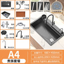 Honeycomb Embossed 304 Stainless Steel Sink, Kitchen Sink 304 Large Single Sink, Thickened Vegetable Basin, Dishwasher