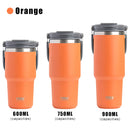 Tyeso 900ml Stainless Steel Thermos Bottle Coffee Cup Portable Insulation Cold And Hot Travel Fitness Mug Leakproof Vacuum Flask