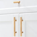 KK&FING Round Rod Knurled Carved Aluminum Alloy Furniture Door Handles Cabinet Drawer Knobs Bedroom Wardrobe Door Pulls Hardware