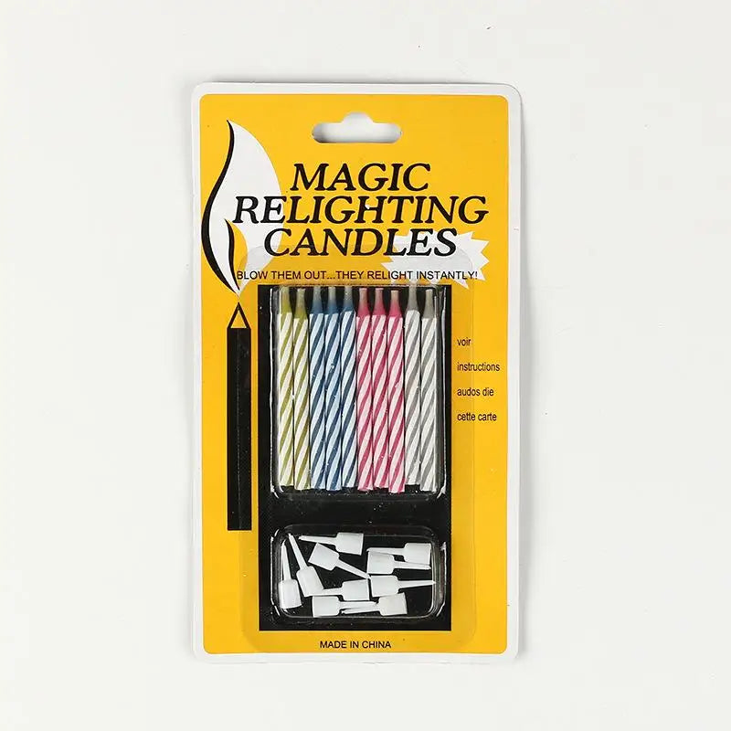 Colorful Relighting Candles Surprising Funny Candles Unforgettable Fun And Entertaining Prank Candles Exciting Interactive