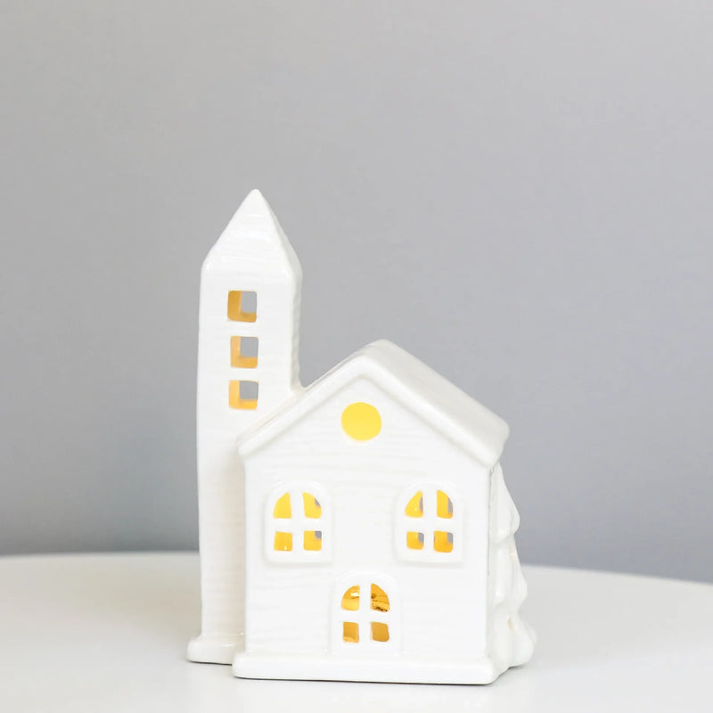 Modern Lantern House Candle Lanterns Vintage Lantern Decor for Halloween, Christmas, Home Decor, Tabletop, Fireplace Shelf Decor