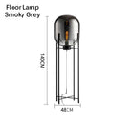 Nordic Minimalist Luxurious Glass Led Floor Lamp Designer Bedroom Bedside Table Light High-end Living Room Decoration Lighting