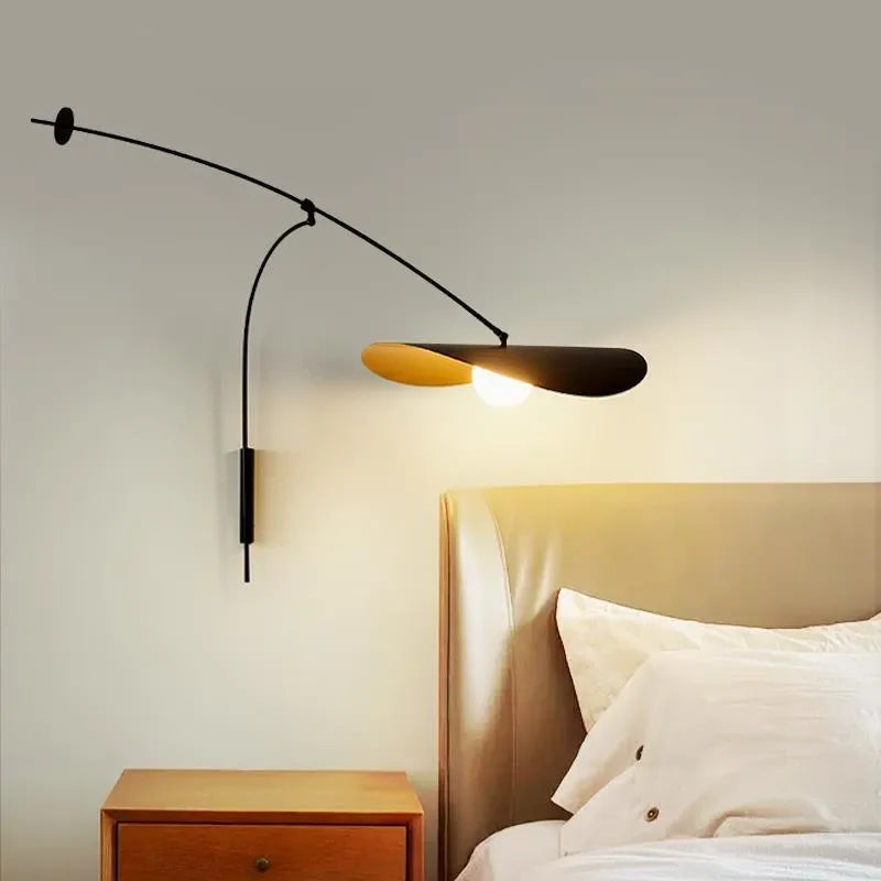 Modern Art LED Long Arm Floor Lamp for Living Room Bedroom Hotel Corner Decor Standing Light Adjustable Home Hanging Lighting