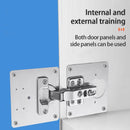 1/Hinge Repair Plate Cabinet Hinges Cupboard Door Fixing Mounting Plate Furniture Hardware Side Panel Hinges Repair