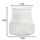 Transparent Plastic Flower Vase Self Watering Plant Pot Double-layer Automatic Lazy Potted Hydroponic Pot Garden Home Dector