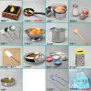 Dollhouse Mini Kitchen Furniture Toys Full Set Models for Doll House Kitchen Furniture Decorative Accessories