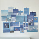 Ins Nordic Retro Wall Decorative Photo Card Stickers Bedroom Art Postcard Decoration DIY Wall Card Stickers Photography Props