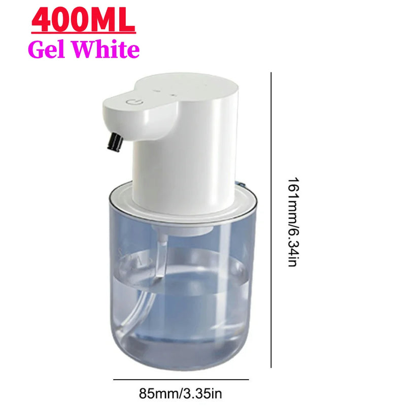 400/550ml Automatic Liquid Soap Dispenser Wall Mounted Infrared Sensor USB Rechargeable Smart Sanitizer Hand Washer For Bathroom