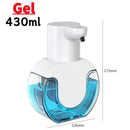 400/550ml Automatic Liquid Soap Dispenser Wall Mounted Infrared Sensor USB Rechargeable Smart Sanitizer Hand Washer For Bathroom