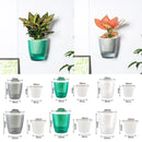 with Drainage Hole Self Watering Flower Pot for Indoor Outdoor Plants Wall Mounted Self Watering Planters