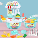 22Pcs Plastic Mini Kids Cooking Toys Set with Play Pots and Pans Cookware Utensils Kids Kitchen Pretend Play Toys for Kids