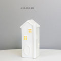 Modern Lantern House Candle Lanterns Vintage Lantern Decor for Halloween, Christmas, Home Decor, Tabletop, Fireplace Shelf Decor