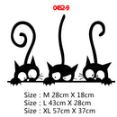 Creative Lazy Black Cat Wall Sticker Home Room Decoration Murals Wall Decals Art Wallpaper Amimals Vinyl Stickers
