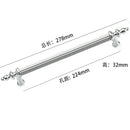 Modern Light Luxury European Wardrobe Cabinet Door Handle Drawer Shoe Cabinet Furniture Hardware Circular Tube Handle