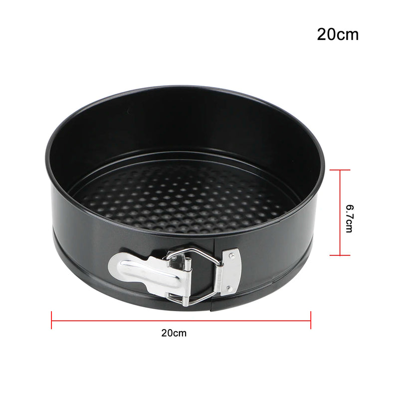Kitchen Accessories Carbon Steel Cakes Molds Round Cake Pan Bakeware Non-Stick Metal Bake Mould Removable Bottom