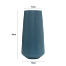 Morandi Plastic Vase Living Room Decoration Ornaments Modern Origami Plastic Vases for Flower Arrangements Home Decoration