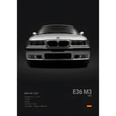 Luxury Black Classic latest sports car F80 M3 M4 M5 Z8 G80 B-BMW Cool Poster Home living room Wall Art Garage Room Decor