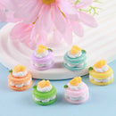 10Pcs Dollhouse Simulation Miniature Layer Cake Model Mini Dessert Food Toys Dolls House Kitchen Dinning Room Decor Accessories
