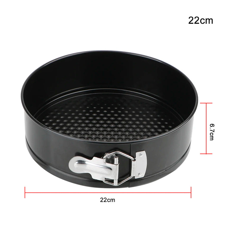 Kitchen Accessories Carbon Steel Cakes Molds Round Cake Pan Bakeware Non-Stick Metal Bake Mould Removable Bottom
