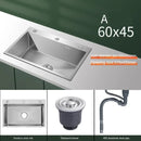 Stainless Steel Chinese Kitchen Sinks for Kitchen Sink Thickened Brushed Process Simple and Creative Kitchen Sink for Restaurant