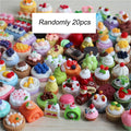 1/6 Scale Assorted Miniature Dollhouse Cake Mini Food for Doll Pretend Play Kitchen Toy Accessories