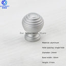 Space Aluminum Single Hole Handle Modern Wardrobe Drawer Round Knob Silver/black/gold Kitchen Cabinet Furniture Small Handle