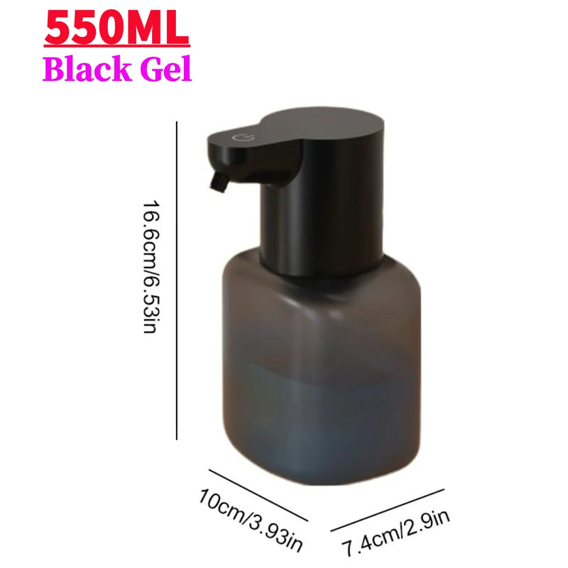 400/550ml Automatic Liquid Soap Dispenser Wall Mounted Infrared Sensor USB Rechargeable Smart Sanitizer Hand Washer For Bathroom