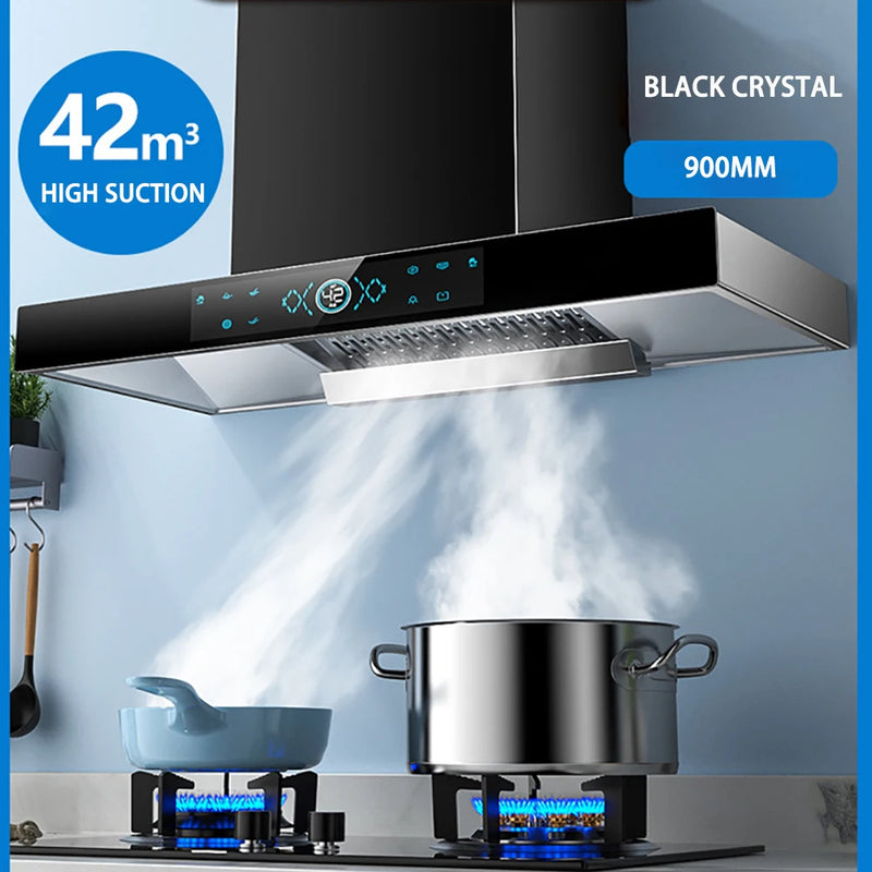 Top-suction Kitchen Hood Large Suction Range Hood Household European-style T-type Hood Extractor Cocina Campana Hotte De Cuisine