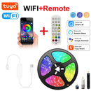 Tuya LED Strip Light WIFI APP Control 5050 RGB Led Lights Alexa Flexible Ribbon Luces Led 5V USB TV BackLight Room Decoration