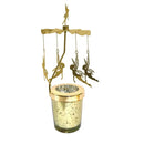 Heat Rotating Candle Holder Louis The Thirteenth Demon Fairy Carousel Butterfly Rabbit Candlelight Dinner Props