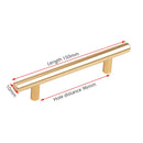 Stainless Steel Straight Cupboard Handles Knobs Brushed Black Gold Kitchen Door Handles Cabinet Pull Furniture Handle