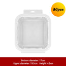 50/100pcs Air Fryer Disposable Paper Liner Non-Stick Mat Steamer Round Square Paper Baking Mats Kitchen Baking AirFryer Tools