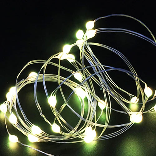 1M 2M 3M 5M LED Copper Wire String Lights Fairy Light Outdoor Garland Wedding Light for Home Christmas Garden Holiday Decoration