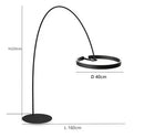 Ring Fishing Floor Lamp Room Decor Golden Long Pole Modern Simple LED Minimalist Light Luxury Designer Vertical Table Lamps