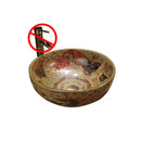 American Art Bathroom Sinks European Ceramic Wash Basin Retro Home Round Single Basin Balcony Toilet Creative Hand Painted Basin