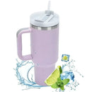 40oz Insulated Tumbler acuum Cup 2.0 Thermal Mug for with Handle Straw Stainless Steel Hot and Cold Coffee Drinks