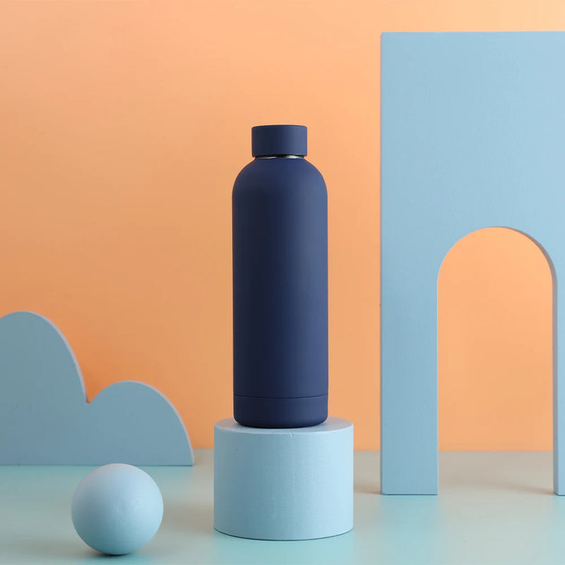 500ML Sports Water Bottle Stainless Steel Thermals Cup Double Wall 304 Vacuum Tumbler Office and Home Insulated Mug