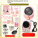 Toy Real Cooking Toy Mini Rice Cooker Pretend Play Toy Kitchen Kids Toys Simulation Cooking Toys Dollhouse Accessories