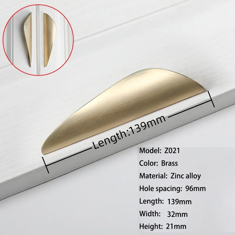 Simple Kitchen Cabinet Handels Furniture Decoration Door Handles Knobs for Cabinets and Drawers Zinc Alloy Drawer Pulls