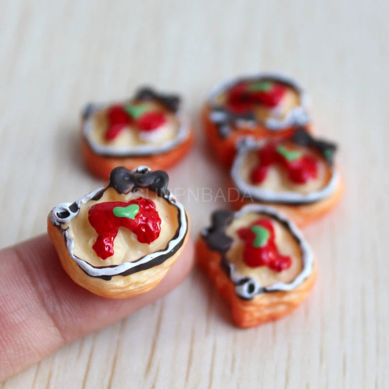 Cute Simulation 1/6 Miniature Dollhouse Cake Pizza Mini Bread Food For BJD Doll Kitchen Toy Accessories