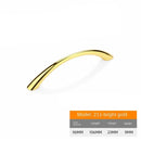 Curved Handles Wardrobe Cabinet Pull Handles Drawer Knobs Zinc Alloy Cupboard Door Handle Furniture Fitting Home Hardware