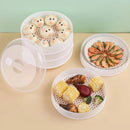 Microwave Steamer Kitchen Hot Buns Dumplings with Lid Household Multifunctional Steamer