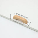 1pc Log Style Kitchen Cabinet Handle Drawer Solid Wood Furniture Wooden Door Drawer Knobs Cupboard Handles for Furniture