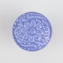 Colorful Floral Ceramic Handle Cabinet Door Solid Wood Furniture Wardrobe Handle Single-hole Drawer Hardware