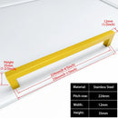 Square Furniture Hardware Black Cabinet Handle Stainless Steel Kitchen Door Knobs Cupboard Wardrobe Drawer Pulls