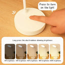 Portable LED Desk Lamp Eye Protection 3 Modes Dimming for Bedroom Bedside USB Plug in Touch College Student Book Readin Lamp