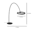 Ring Fishing Floor Lamp Room Decor Golden Long Pole Modern Simple LED Minimalist Light Luxury Designer Vertical Table Lamps