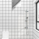 Toilet Bathroom Waterproof Stickers Self-adhesive Wallpaper Toilet Wall Covering Renovation Moisture-proof Ceramic Wall Stickers