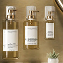 Light luxury shower  Gel Bottle Rack Adjustable Shampoo Bottle Holder Hand Soap Dispenser Hook Wall Mounted Free Punching